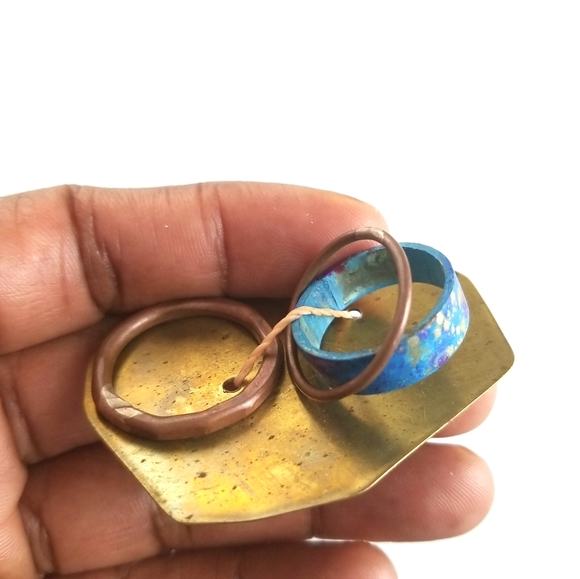 Anthropologie Sibilia Stacking Ring Set - Picture 2 of 3